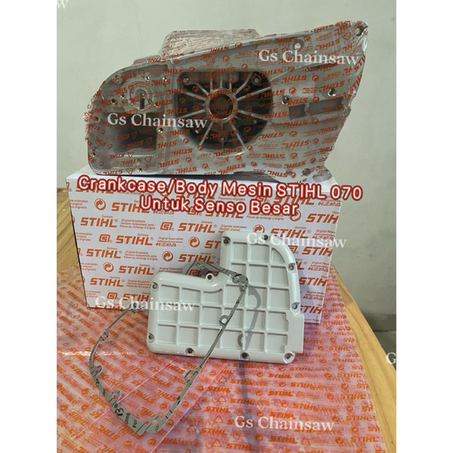 bodi mesin 070 crankcase assy chainsaw 070 original magnesium