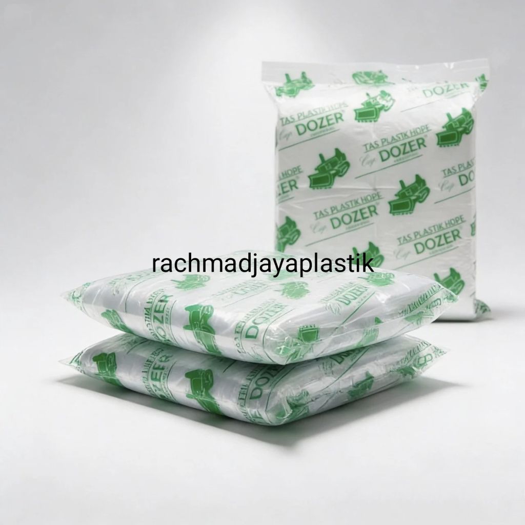 Kresek Bening Dozer Hijau 15