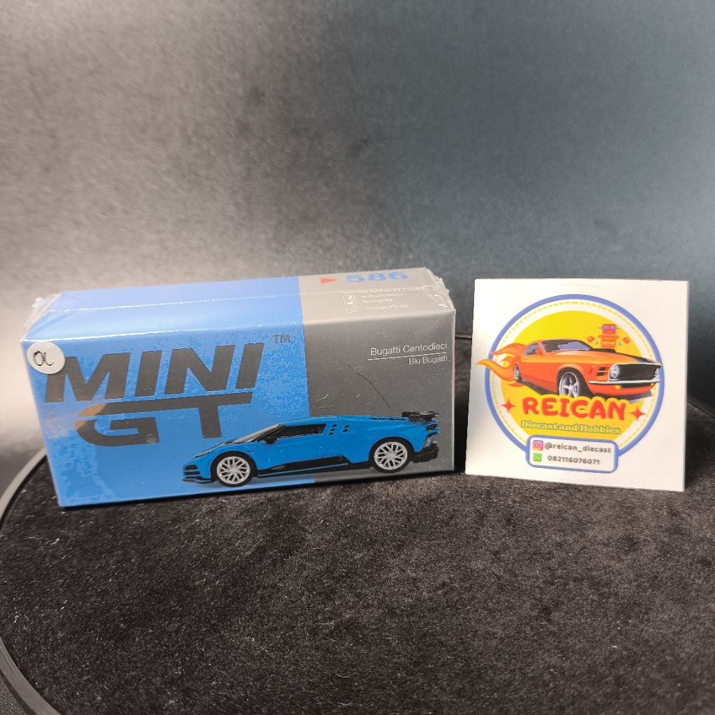 MINI GT - BUGATTI CENTODIECI | BLU BUGATTI | MINI SCALE