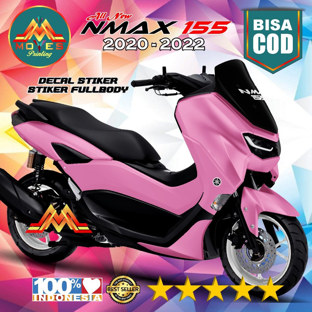 (COD) Decal Variasi Nmax 155 Full body 2022 Polos stiker decal yamaha Tahan Panas