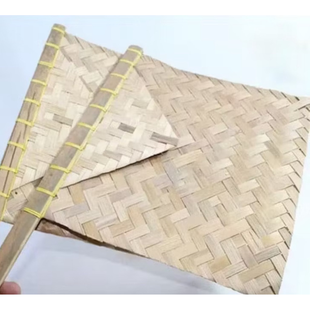 Kipas hihid anyaman bambu ukuran jumbo