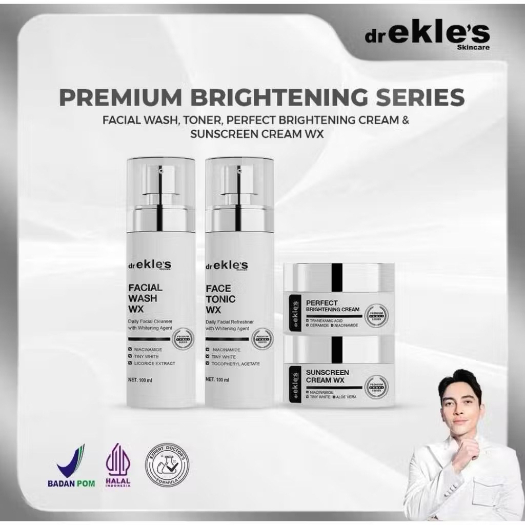 PAKET PREMIUM WX | DR EKLES SKINCARE | EKLES CLINIC | SKINCARE WHITENING ANTIAGING FLEK KERUTAN KINC