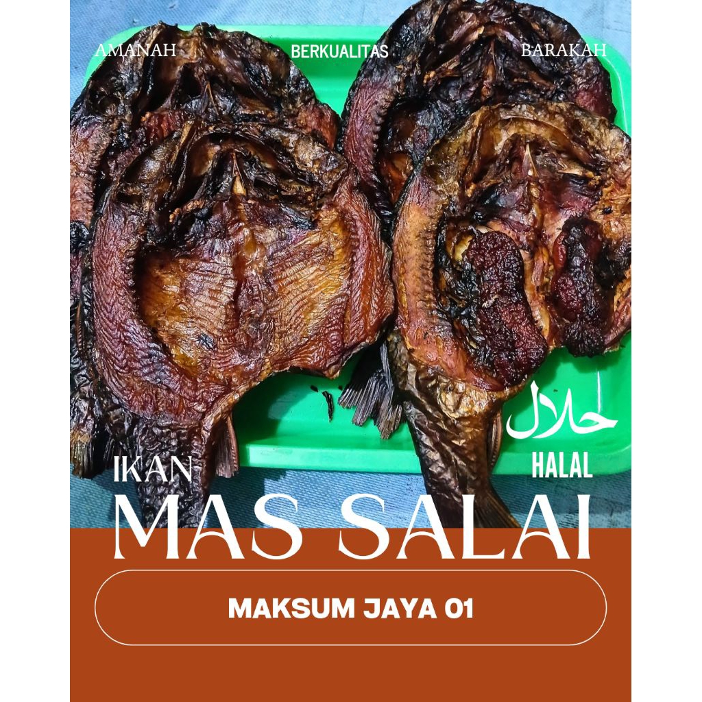 ikan mas salai / ikan mas asap / ikan salai mas