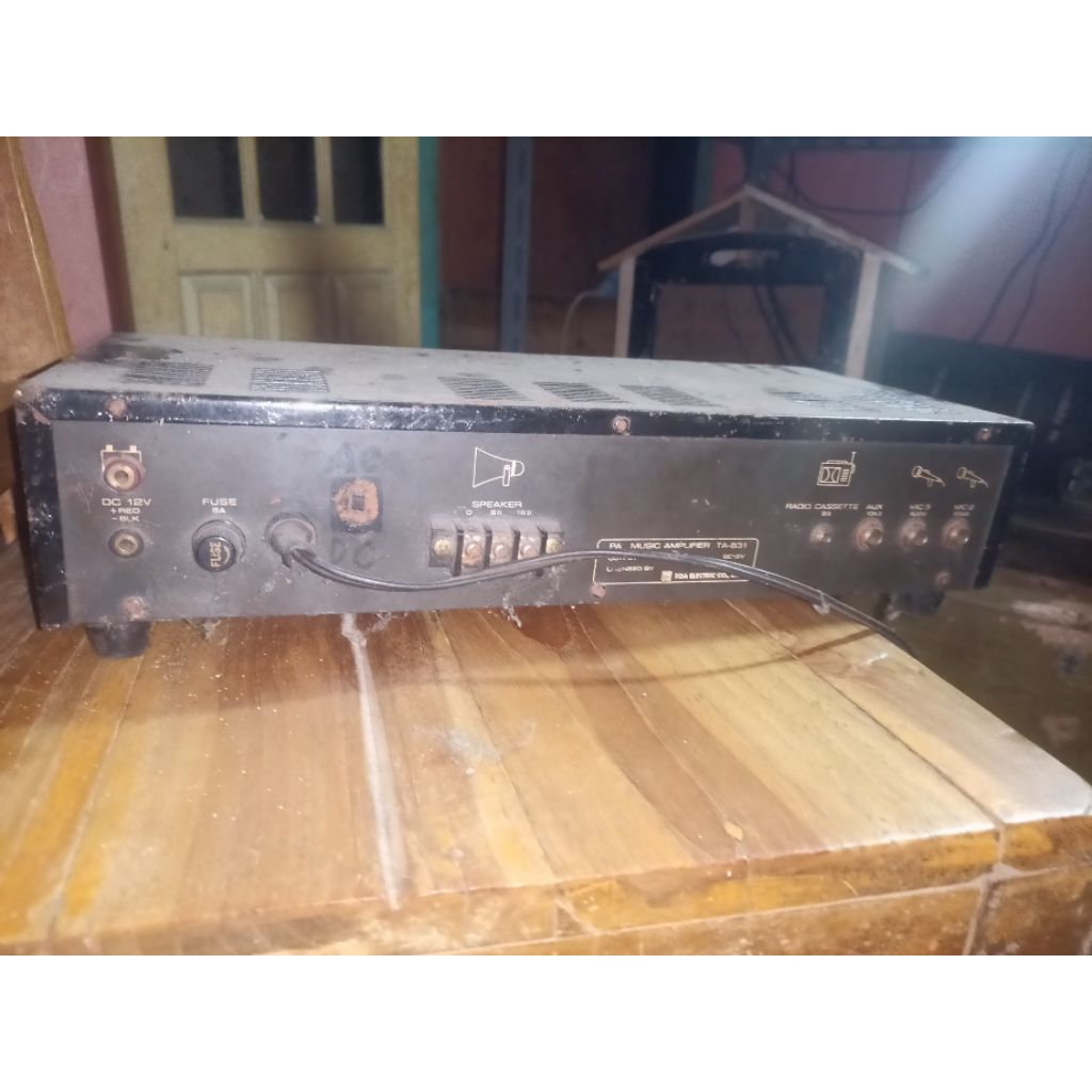 power amplifier TOA mesin ampli toa jadul baca diskripsi