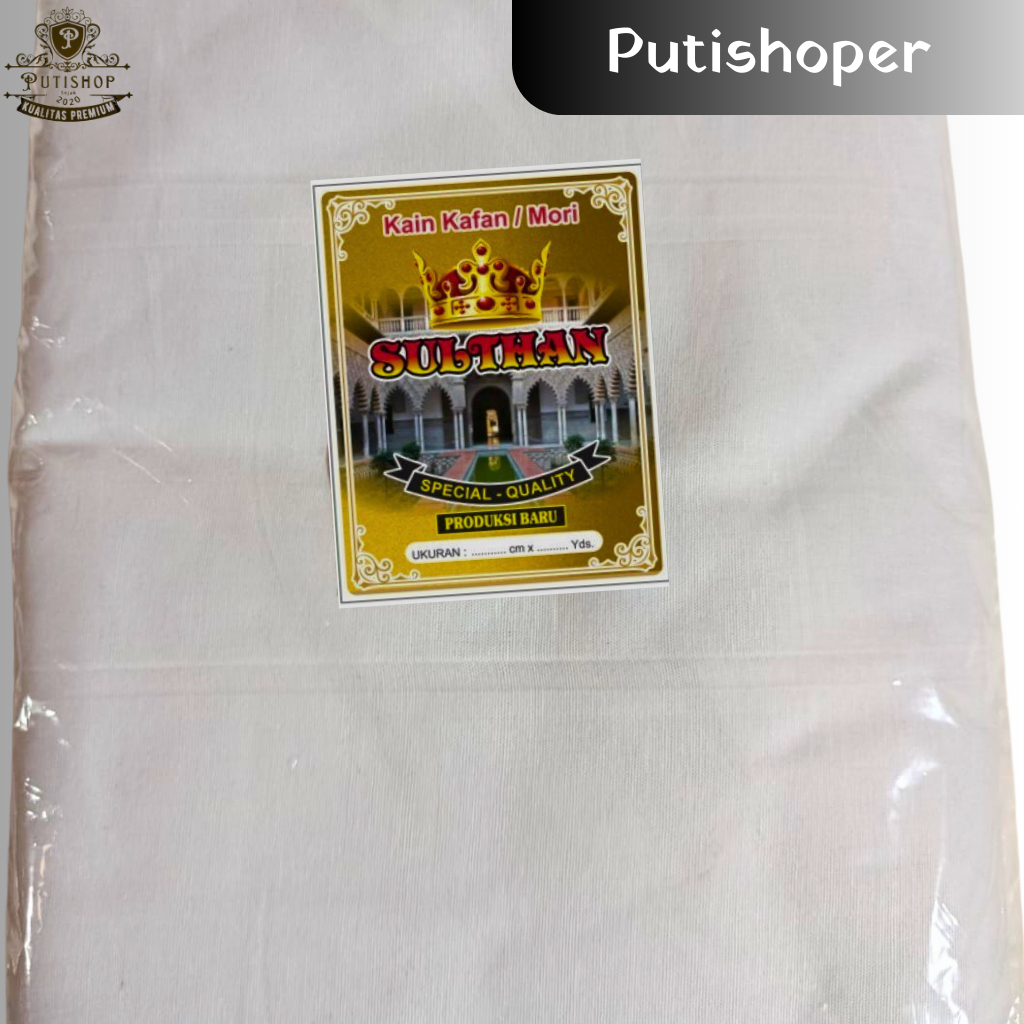 Kain Kafan Mori Primissima Istimewa 12 meter Lebar 105 cm Kain Membatik