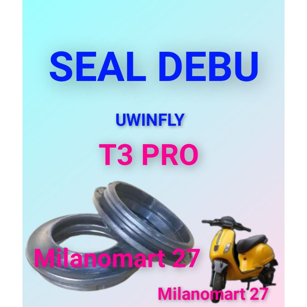 seal debu skok depan motor listrik uwinfly T3 PRO sil abu shock depan motor listrik uwinfly t3 pro