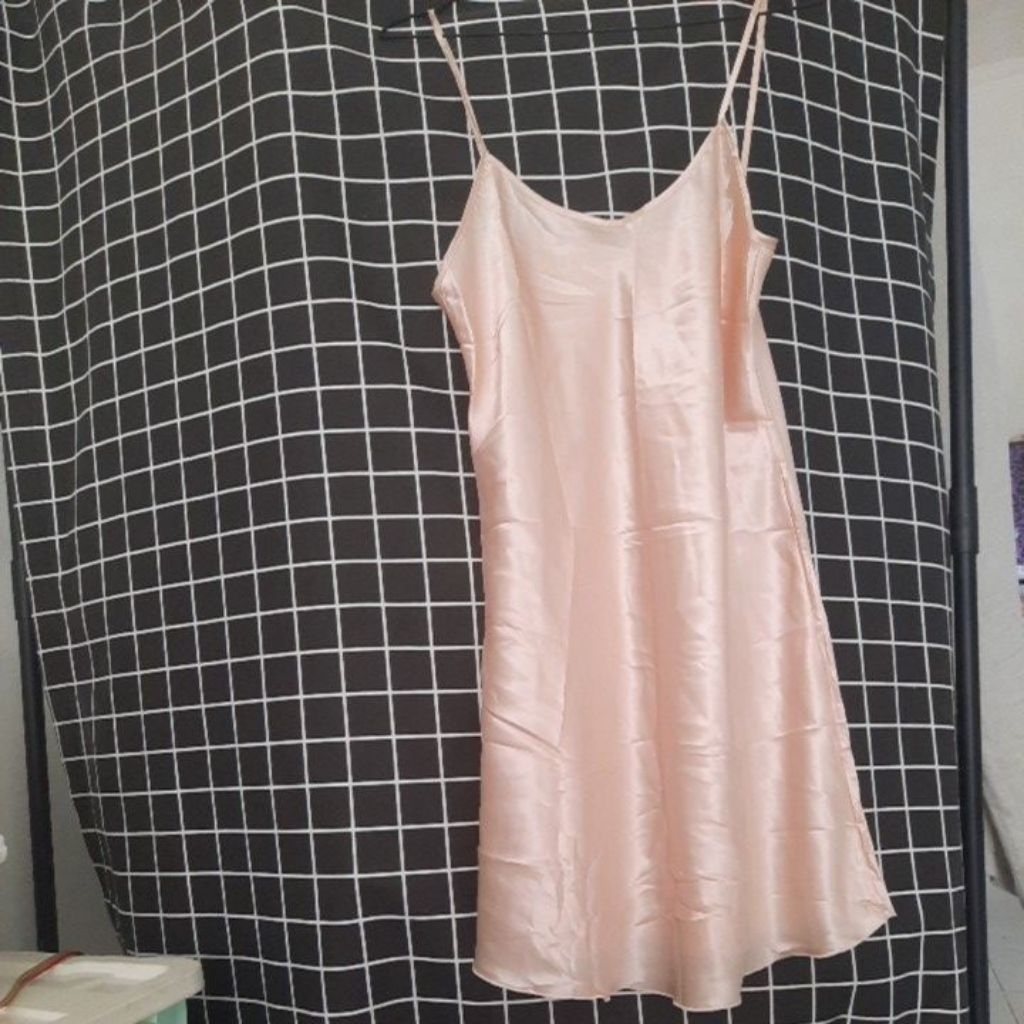 [link co]mini dress/sexy lingerie peach