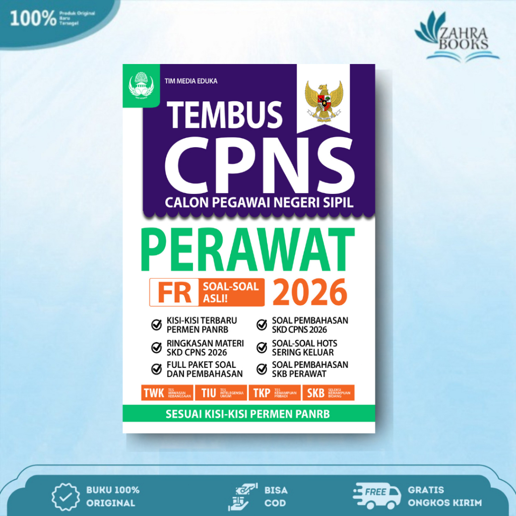 Buku Tembus Tes CPNS Perawat 2026 - Media Eduka