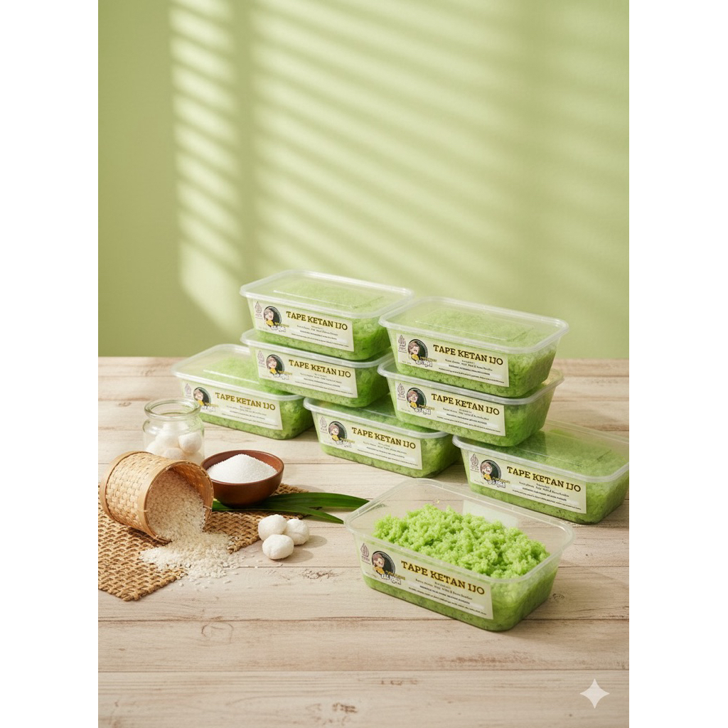 Tape Ketan Ijo khas Muntilan Magelang Asli Manis