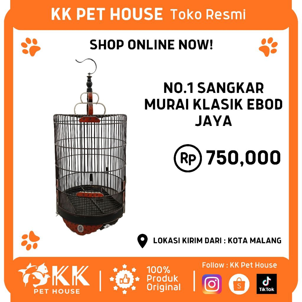 0765-NO.1 SANGKAR MURAI KLASIK EBOD JAYA