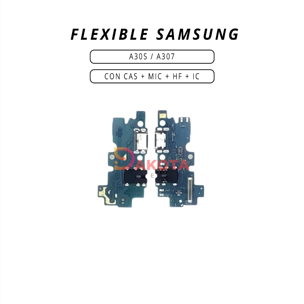 FLEXIBLE CON CAS + MIC + HF + IC SAMSUNG A30S / A307