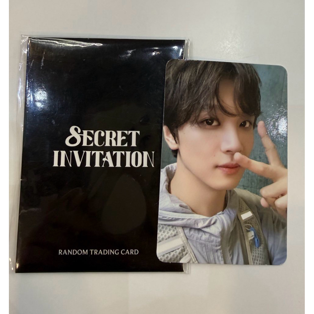 secret invitation random trading card haechan