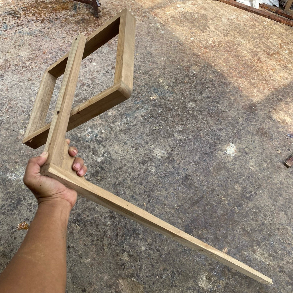 tiang kelambu baby box premium kayu jati