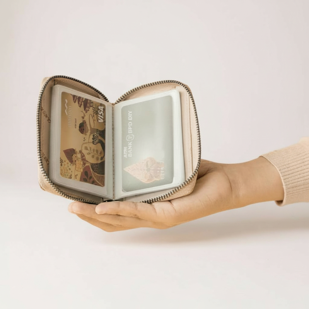 Berliano Leather | LM Case | GOLD SHINY | Dompet Antam 16 Slot  | Dompet kartu