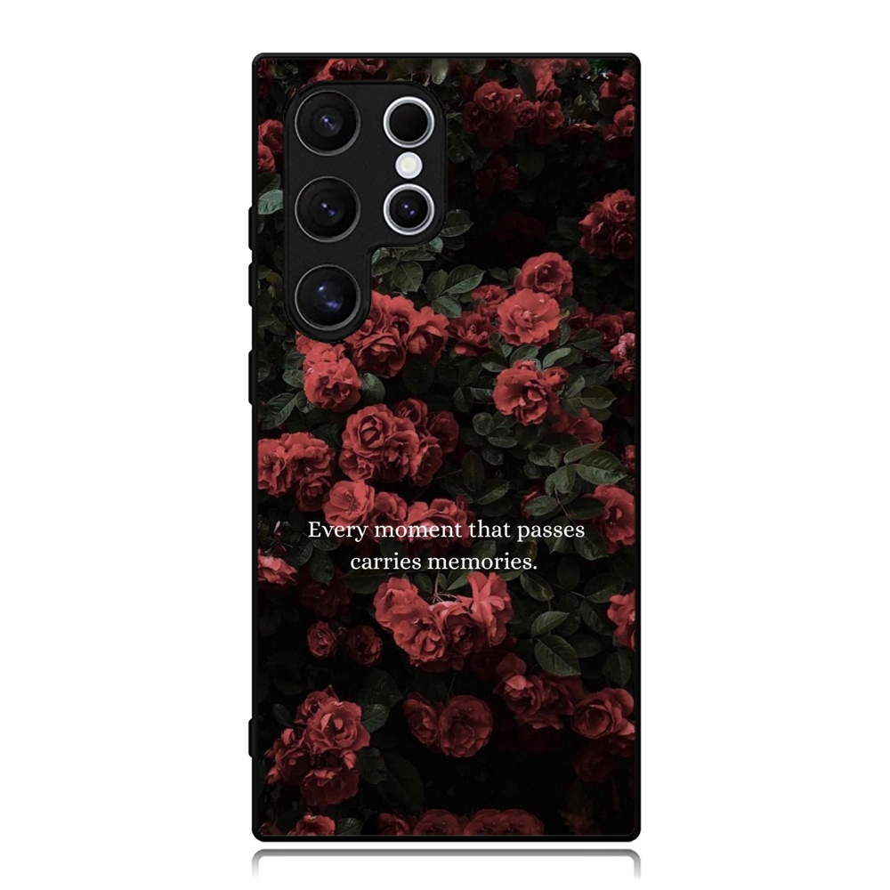 Case Samsung S25 S24 S23 S22 S21 S20 S9 S8 Ultra Plus FE Edge Softcase Every Moment Roses