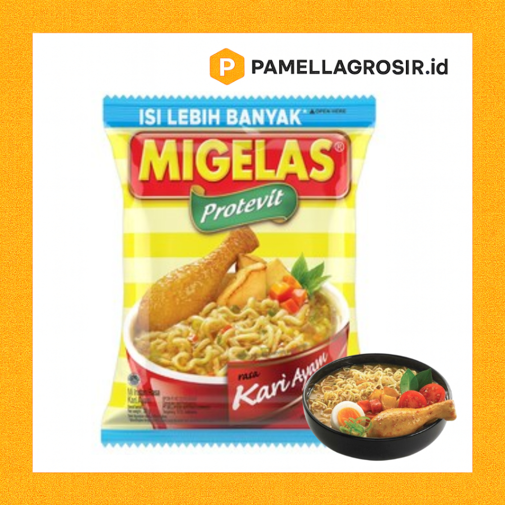 MIE GELAS 1 RENCENG RASA KARI AYAM- 1 RENTENG 10 PCS