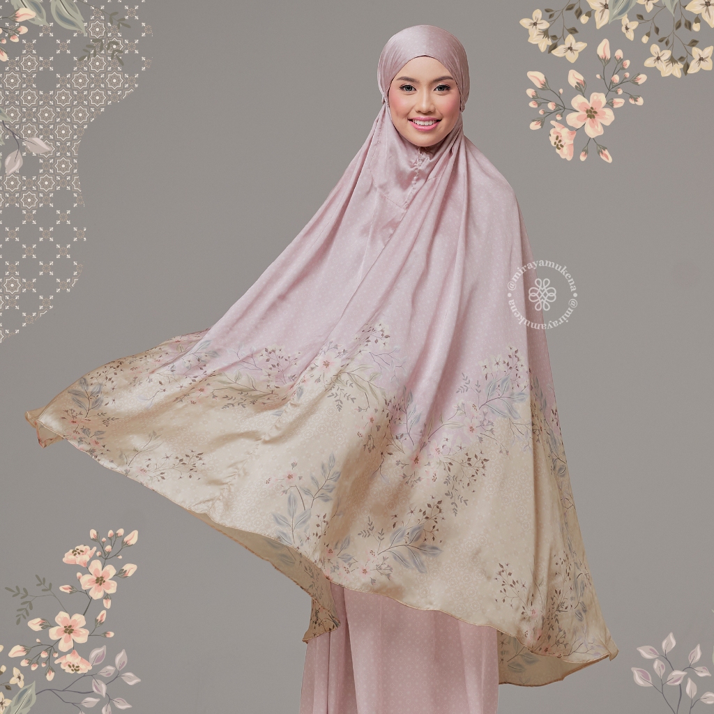 Mukena Travel Printing Miraya Wisteria Primrose