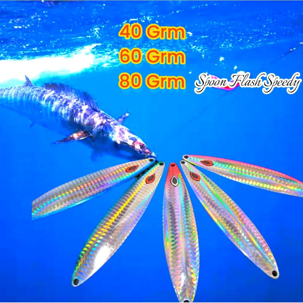 Spoon Lure model Speedy 40gr 60gr 80gr / Mainan Casting