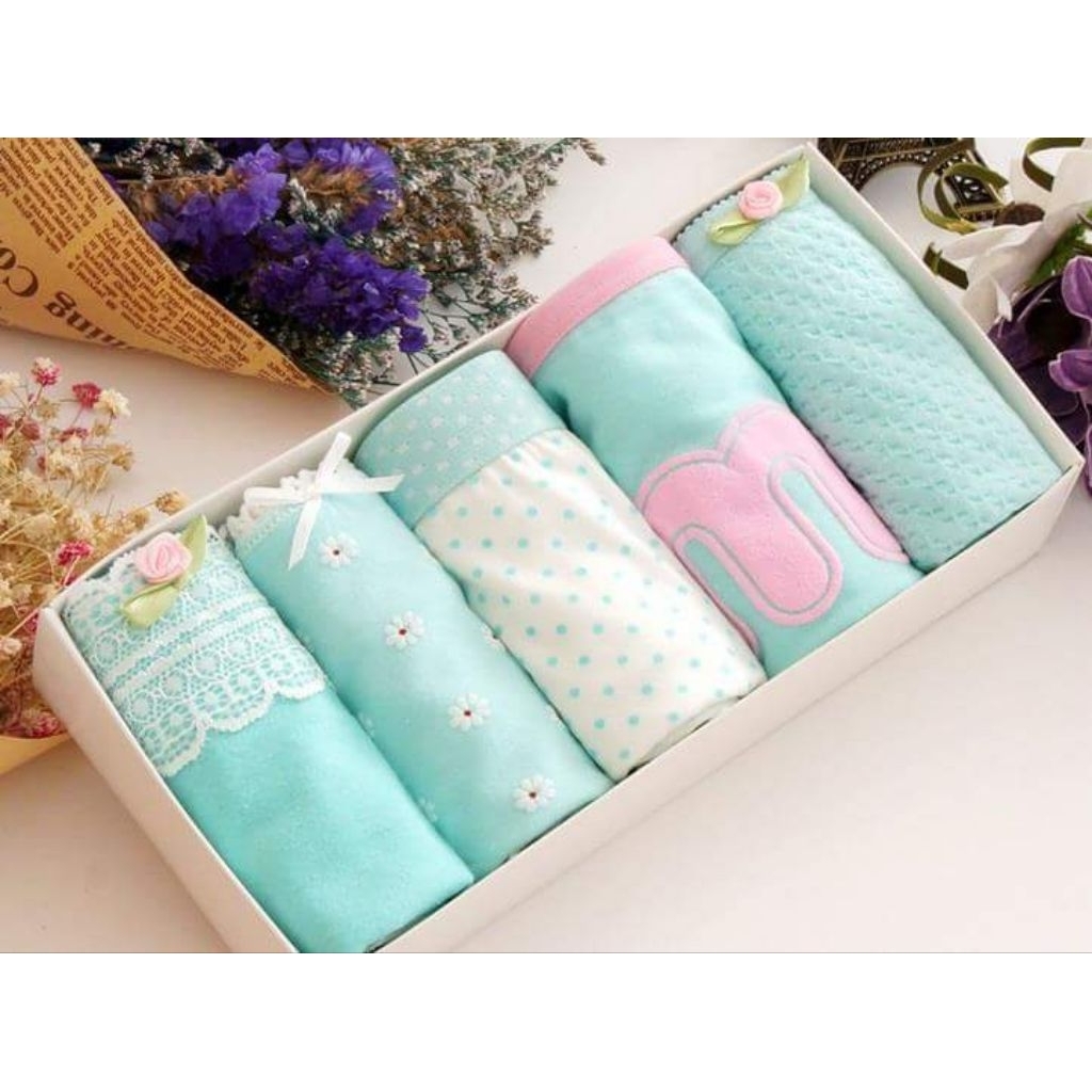 Set Celana Dalam Wanita UJ-15 / Set Celana Dalam Anak Perempuan Remaja / Set Celana Dalam Anak Tangg