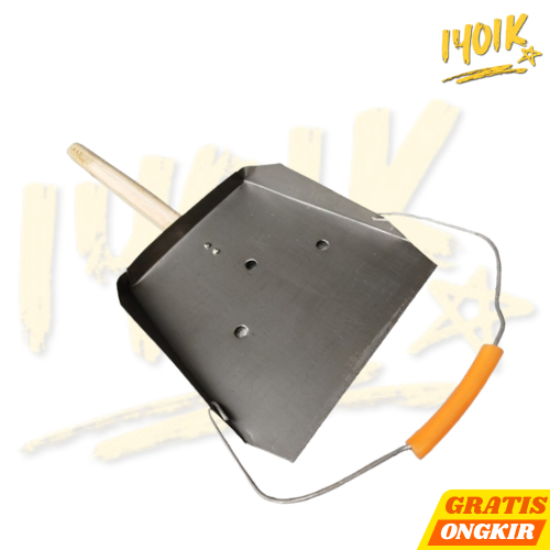 Sekop Pasir Singkup Padi Batu Serok Lumpur pendek Serbaguna Bahan Tebal Plus Gagang Alat tani perkeb