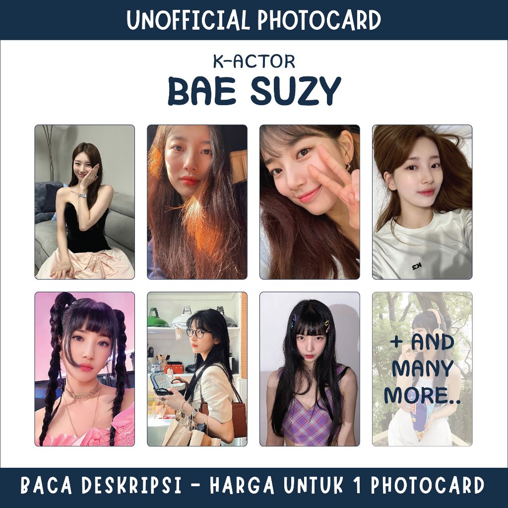 PHOTOCARD SELCA KOREAN ACTOR - BAE SUZY
