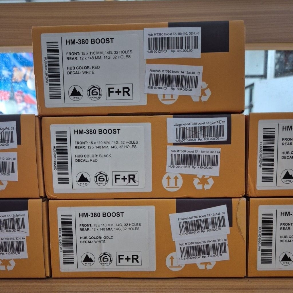 MTB hub freehub boost strummer MT380 / HM380 boost TA 32H 6 bolts