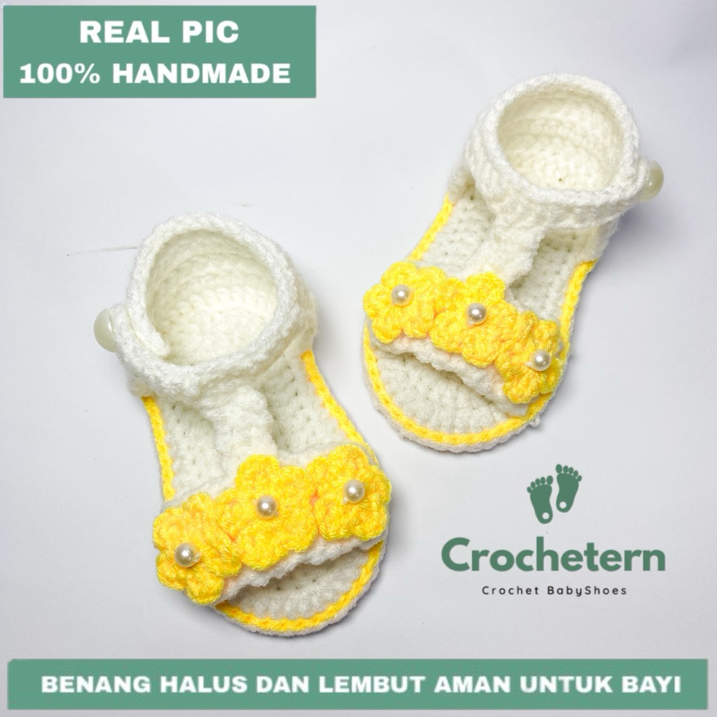 Flo Baby Girl Sepatu Rajut Bayi Perempuan