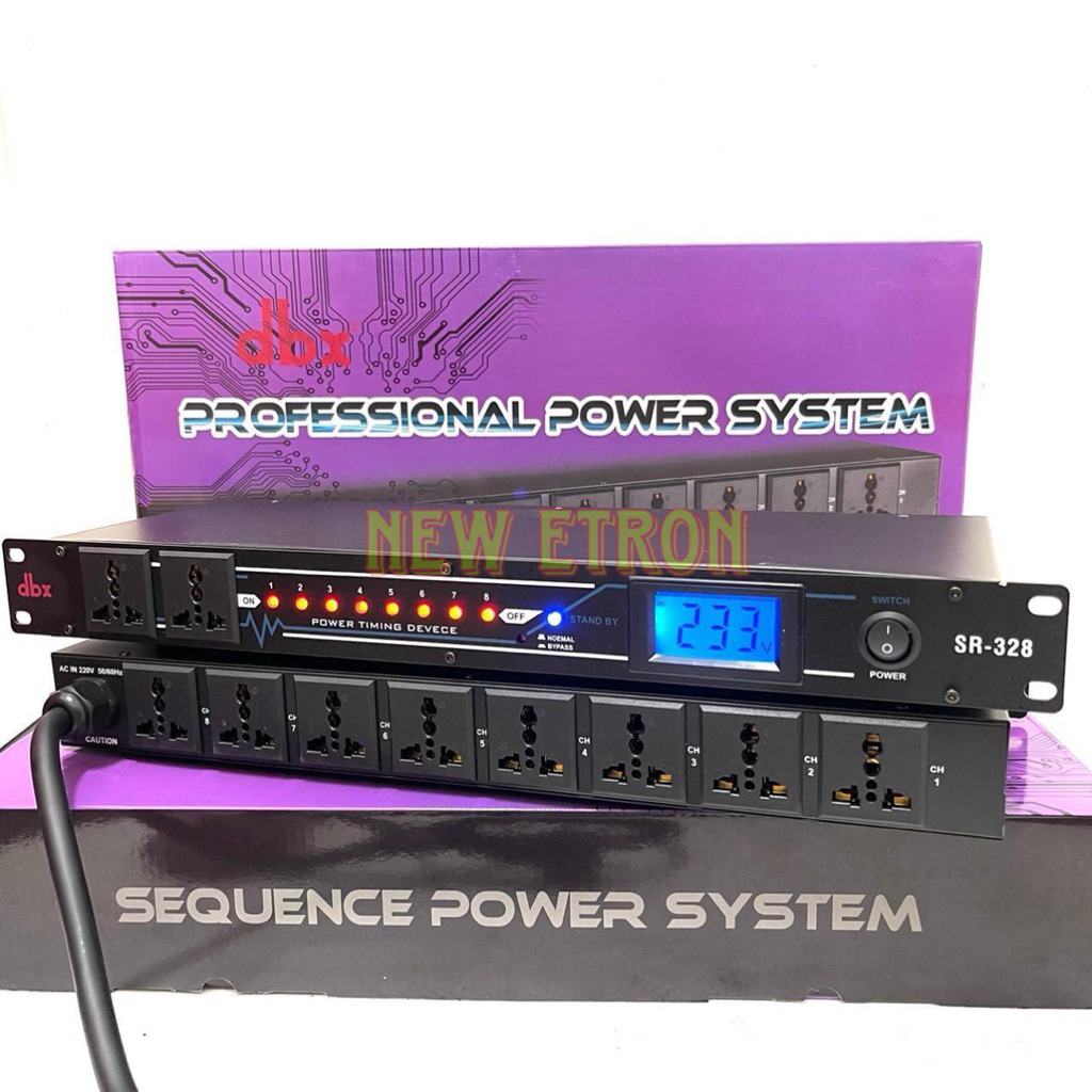 NEW  Power Sequencer controller DBX SR 328 Dbx Sr328 Power Distributor dbx sr328 Bagus Murah (