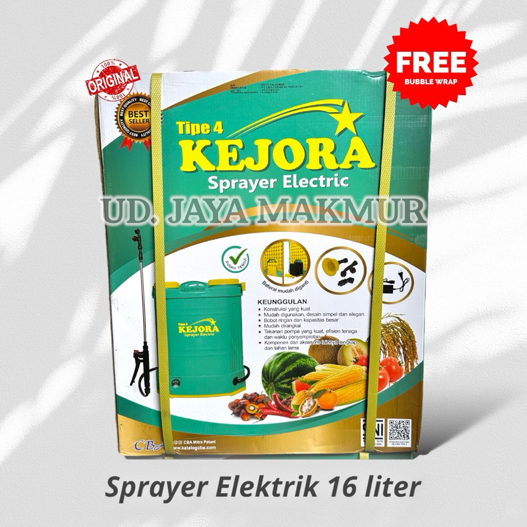 SPRAYER ELEKTRIK 16 L / KEJORA / SEMPROTAN / TANGKI