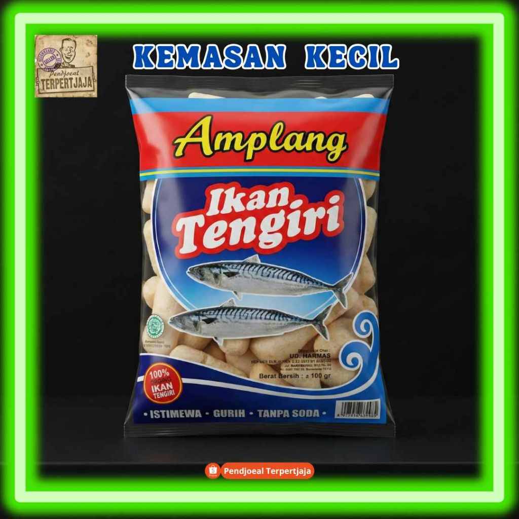 Kerupuk Amplang Ikan Tenggiri 100gr - HARMAS - Oleh Oleh Khas Samarinda (Renyah & Gurih)