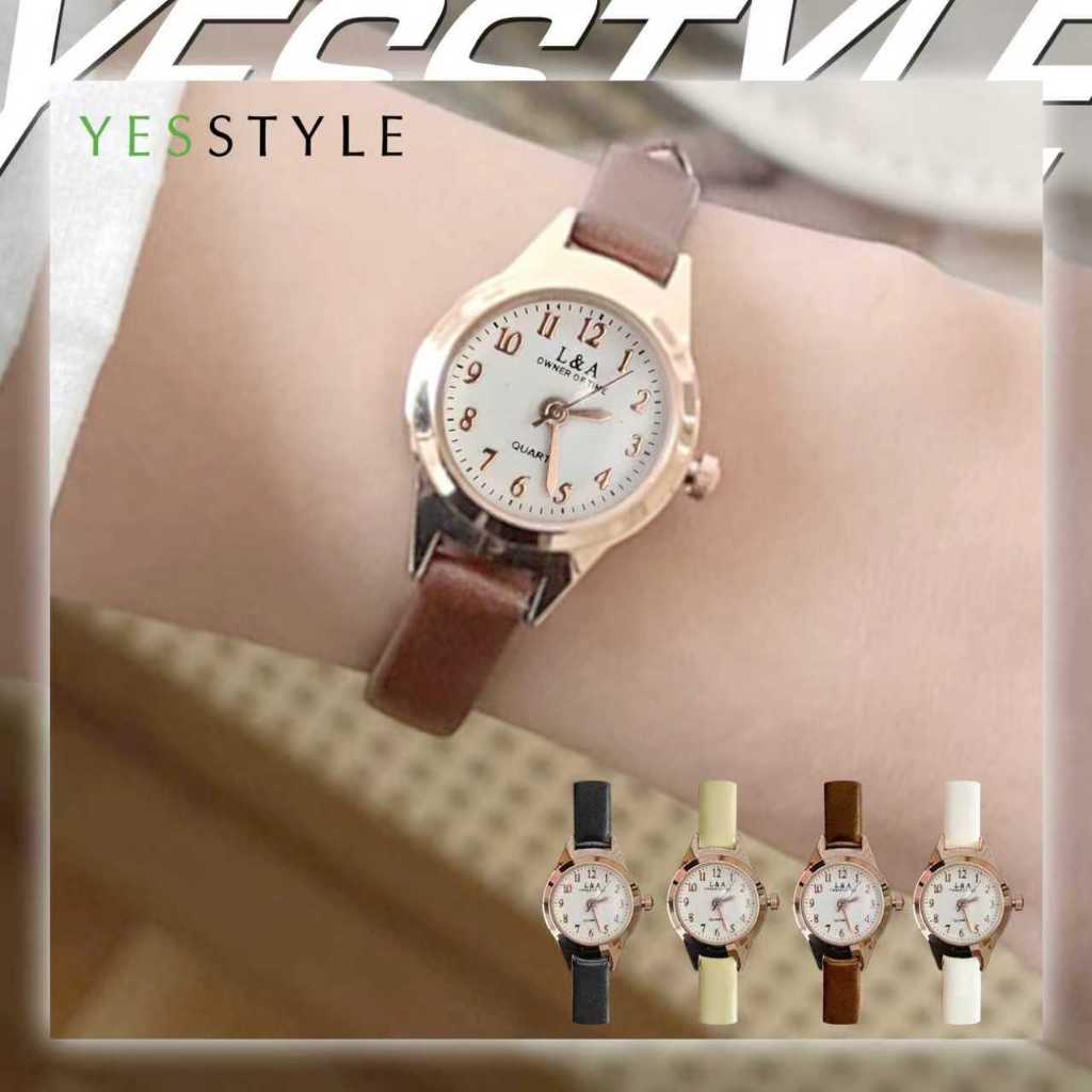 Yesstyle Jam Tangan Wanita Kecil Retro Elegan Jam Analog Cewek Remaja