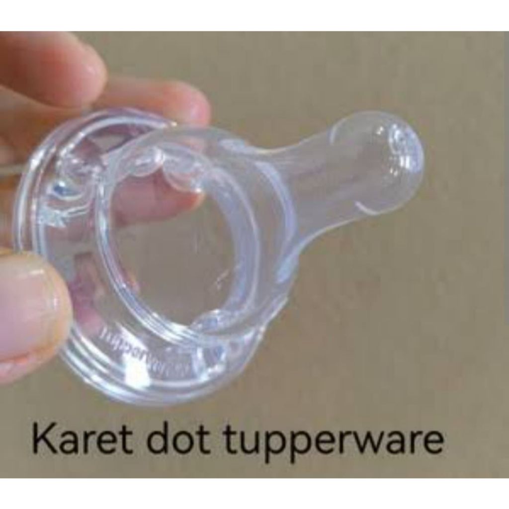 TUPPERWARE Dot karet botol susu bayi
