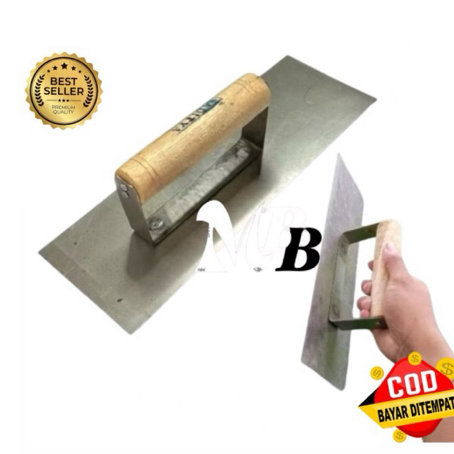 RASKAM / LEPAN / ROSKAM BESI BAJA PERATA ACIAN TEMBOK DENGAN 2 VARIAN POLOS DAN GERIGI (BATA RINGAN)