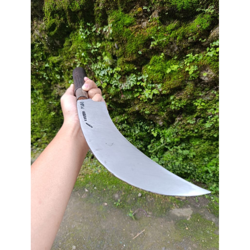 alat pertanian arit/sabit sadap nira kelapa dan aren baja isen