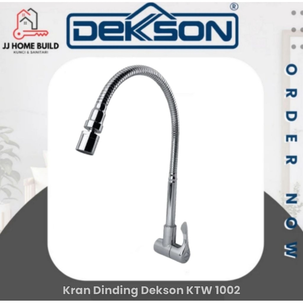 Dekkson Keran Sink Angsa Cuci Piring KTW 1002 Brass