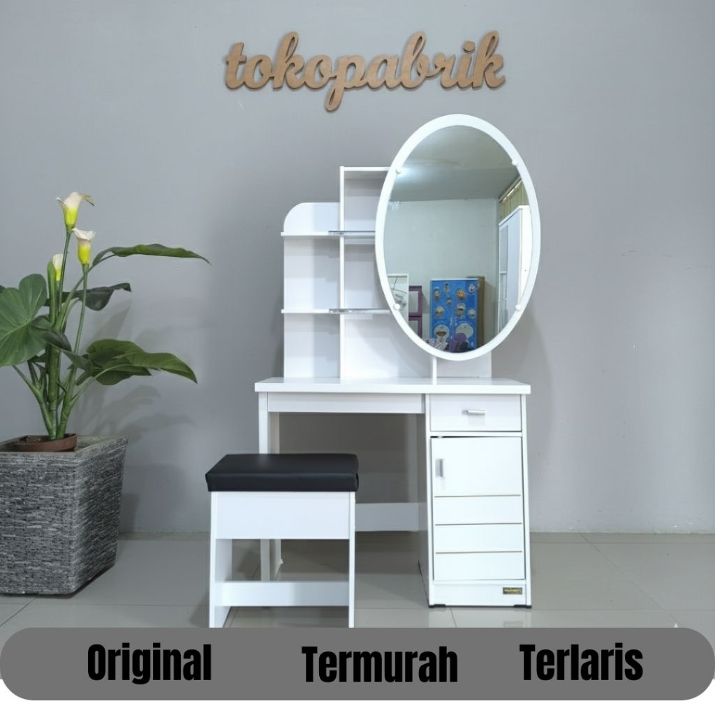 Meja Rias Kaca Sliding Termurah Terlaris Cirebon Tegal Pekalongan
