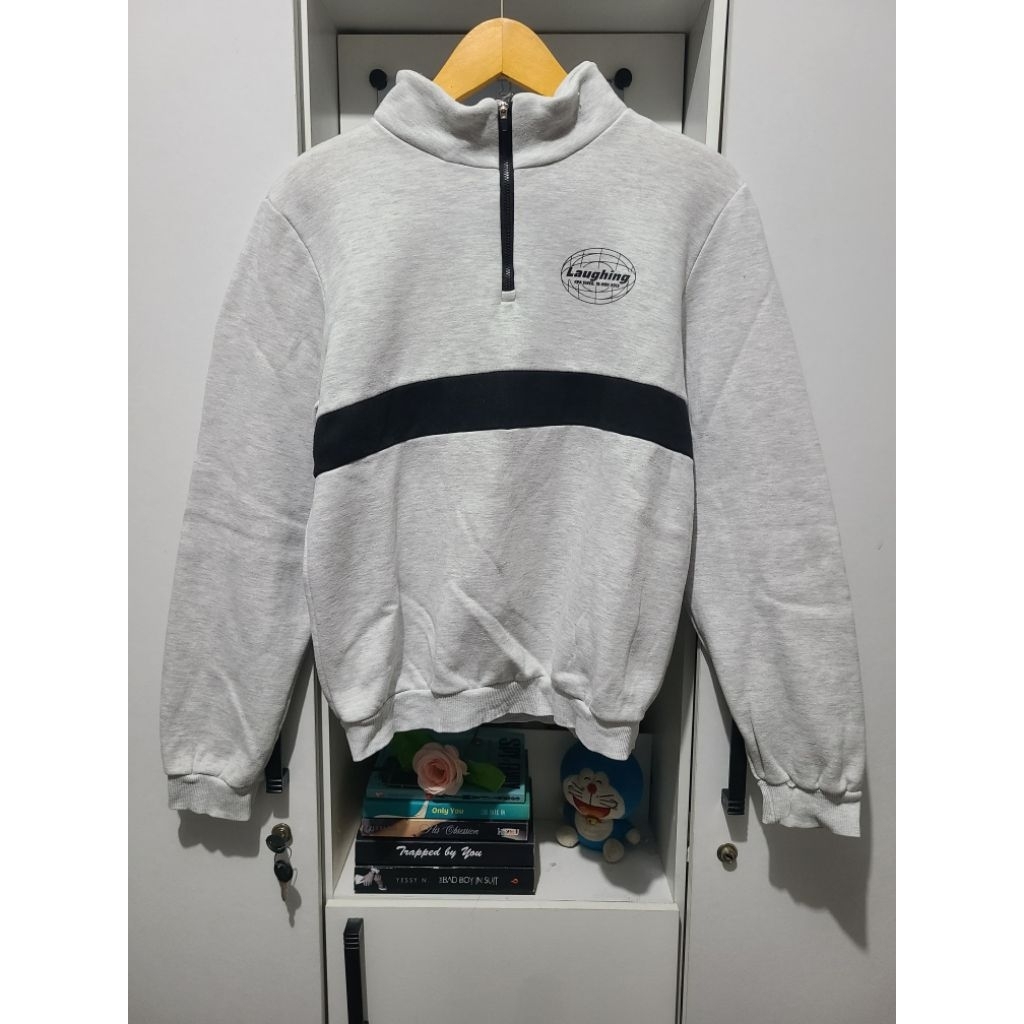 Jaket half zipper preloved