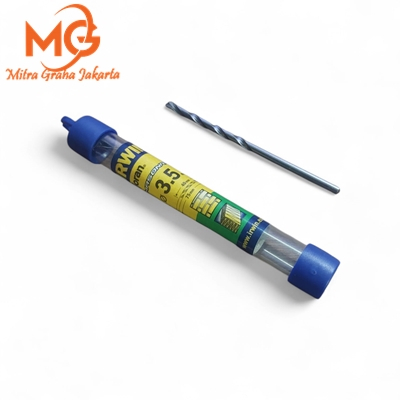 IRWIN Mata Bor Beton 3.5mm Masonry Joran Drill Bit 3,5 3.5 mm Mata Bor Besi Tembok Beton Kayu Kuat G