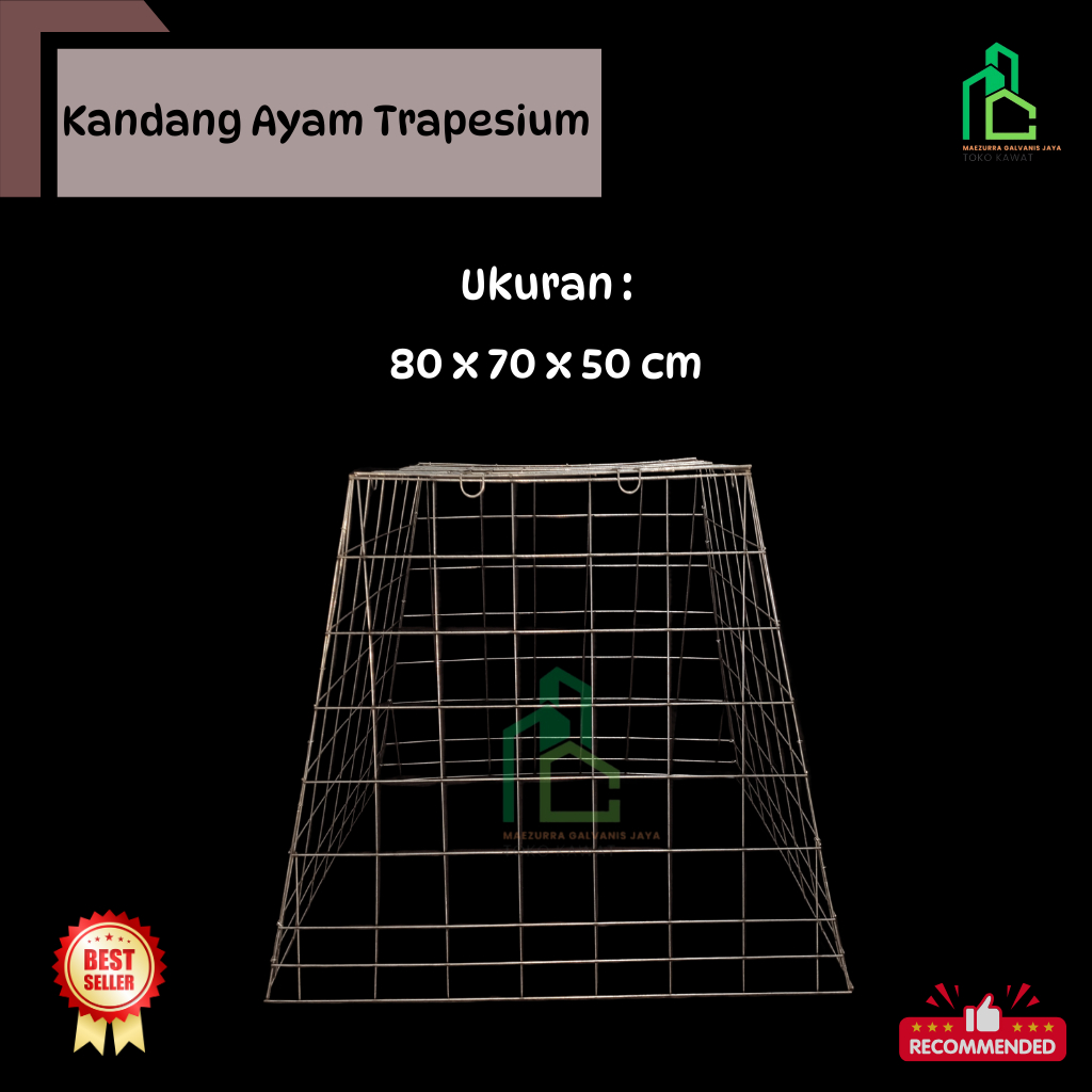 Kandang Ayam Umbaran Trapesium | Termurah | Terlaris