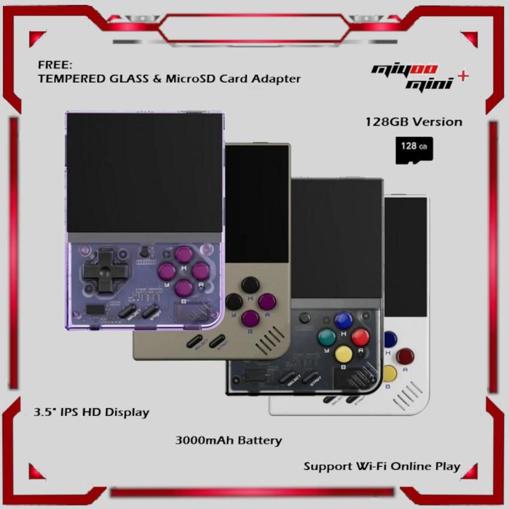 MIYOO Mini+ Plus Portable Retro Handheld Video Game Console Classic