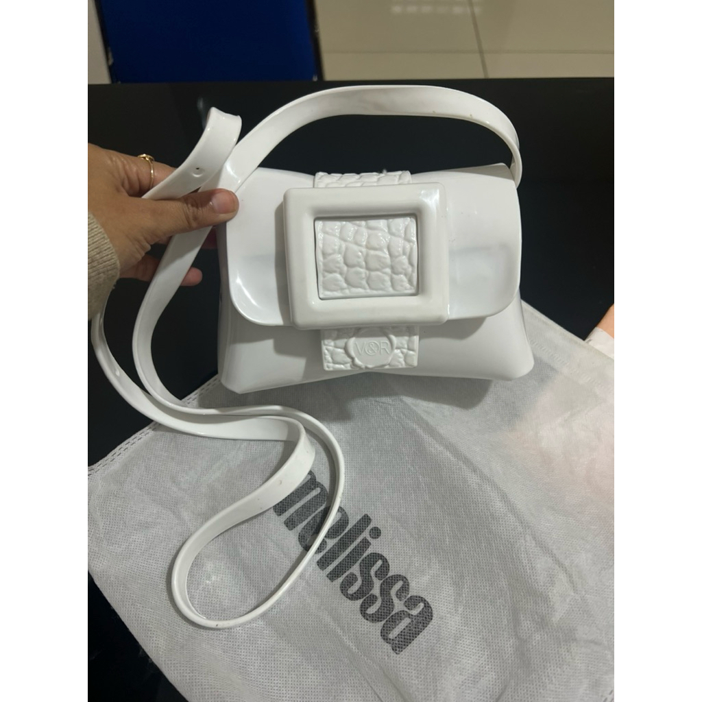 New Tas Wanita Melissa Mini Cross Bag White