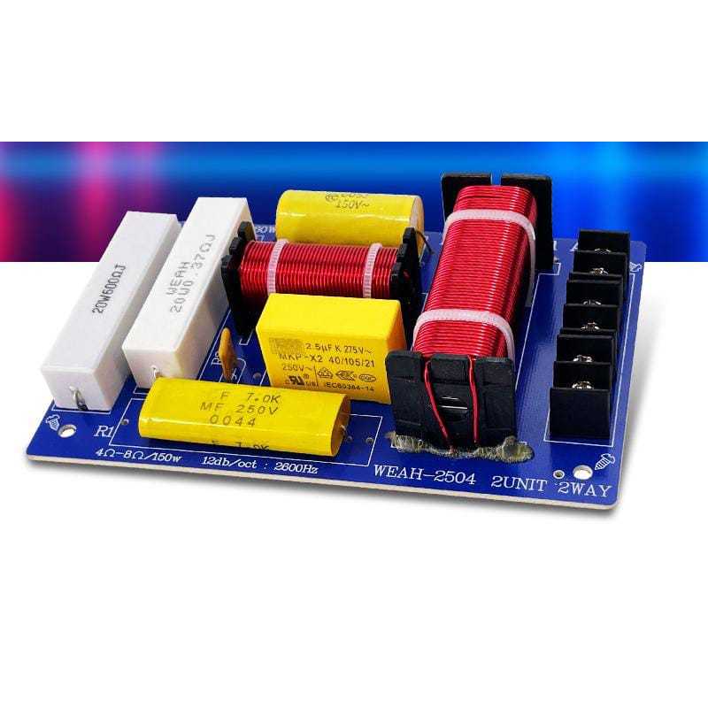 Crossover pasif 2 way 12dB/oct 4-8 ohm