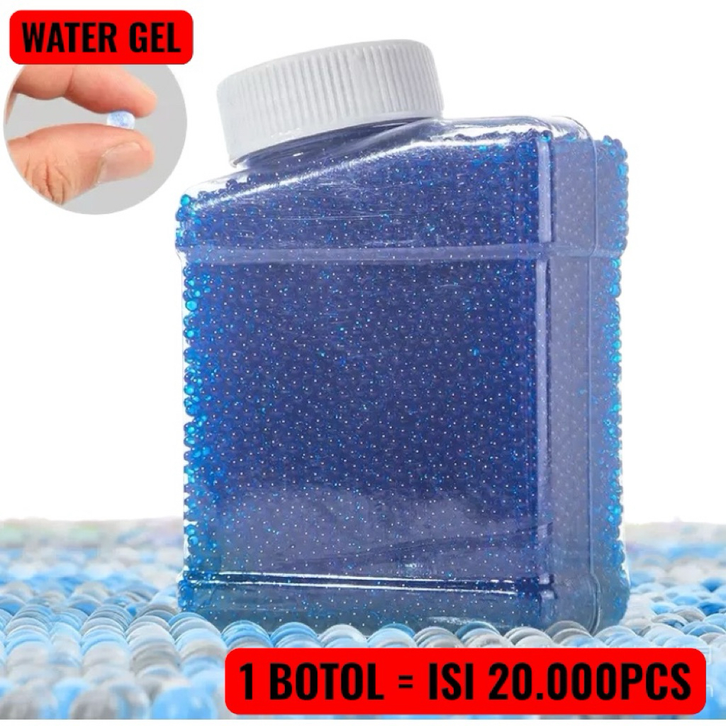 Ball Water Gel 20000 Butir-Peluru Water Gel-Water Gel Blaster Balls  7.5mmManik-manik Kristal Penyer