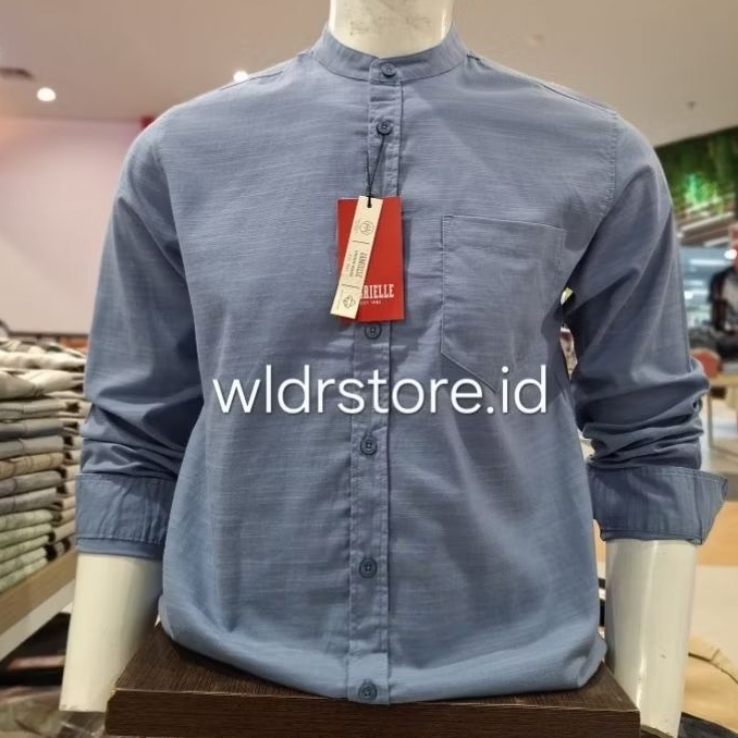 GABRIELLE ORIGINAL KEMEJA KOKO PRIA PREMIUM 006 REGULAR FIT BLUE