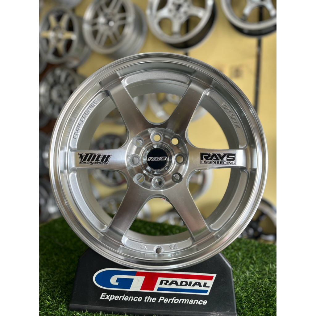 velg te37 r16 4x100/114pcd lebar 7 et42 full polish
