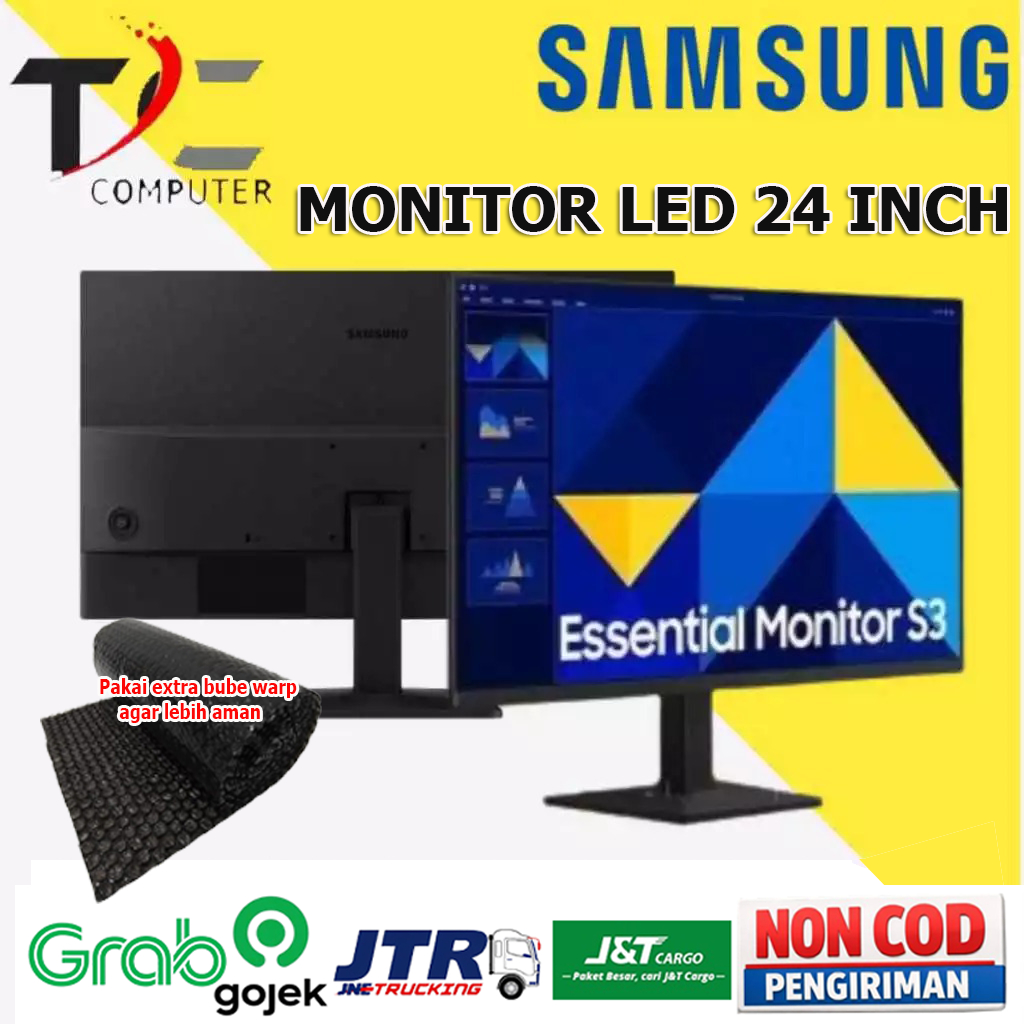 Monitor LED 24inch Samsung NEW / Monitor PC Komputer Gaming Office 24 inch