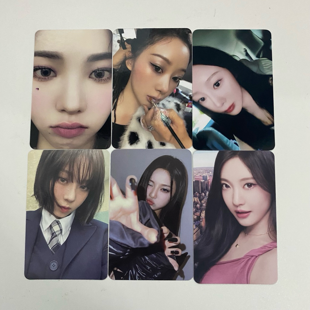 PC AESPA OFFICIAL PHOTOCARD KARINA GISELLE WINTER NINGNING ALBUM GIRLS ZOOM RICH MAN WHIPLASH MY WOR