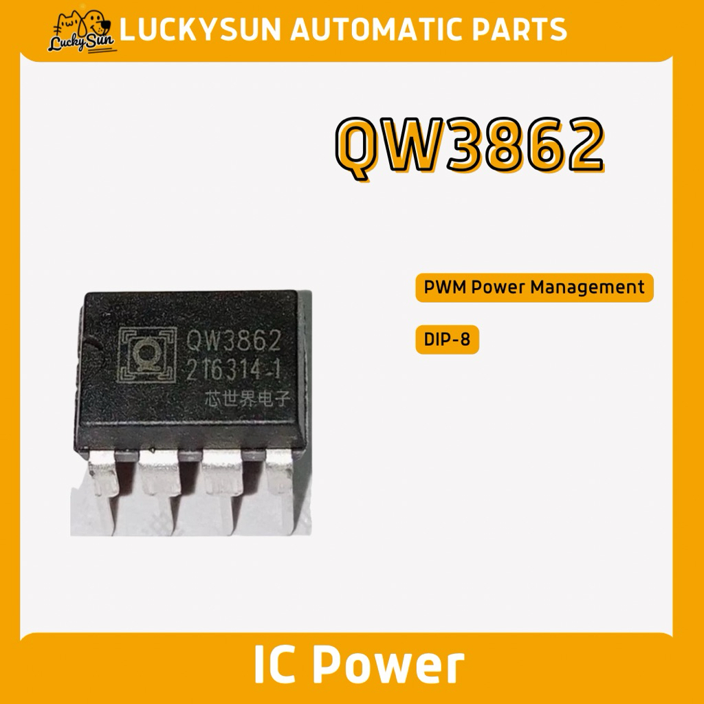 IC ic QW3862 PWM Power Management DIP 8 Original