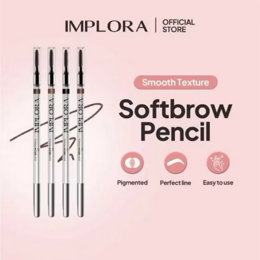 [HARGA RESELLER ] Implora Soft Brow Pencil |  Implora Pensil Alis SoftBrow