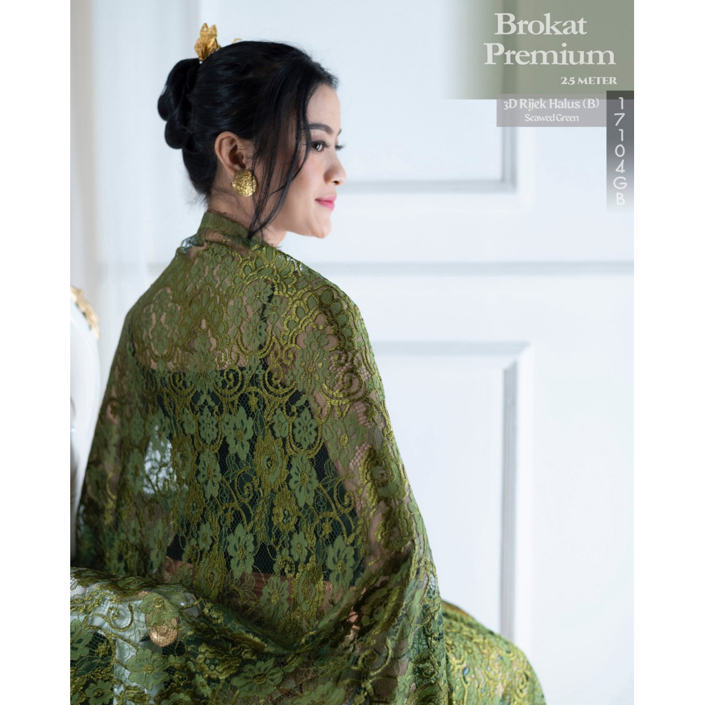 KAIN BROKAT GOLD METALIC SPARKLE//BROKAT METALIC VELVET